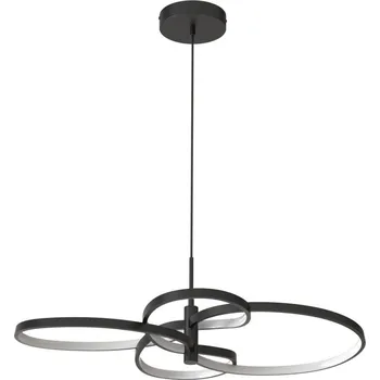 LED Lustr na lanku RIBBON LED/37W/230V 4000K černá