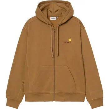 Pánská móda MIKINA CARHARTT WIP Hooded American Scri - hnědá - M + při osobním odběru 2 841 Kč