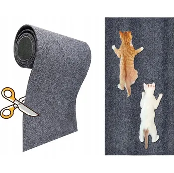 40x200 CM Škrabací podložka/koberec pro kočky samolepicí odolná ochrana pohovky