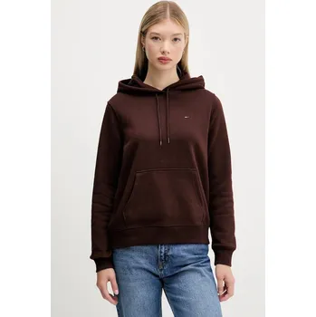 Dámská mikina Mikina Tommy Jeans DW0DW19958 hnědá 89X, vel. S