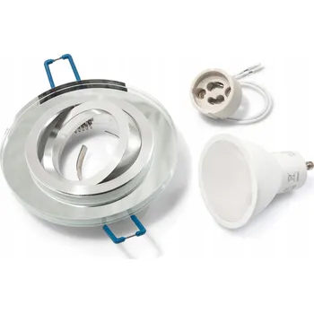 Stropní zapuštěné svítidlo Koloreno 4 W GU10 stříbrné