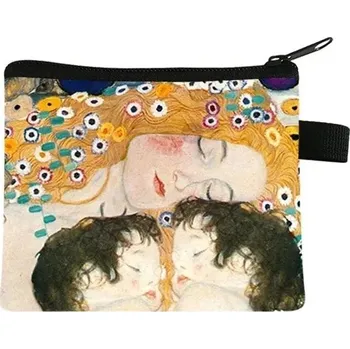 Peněženka Dámská malá peněženka s olejomalbou | malá kabelka - 2