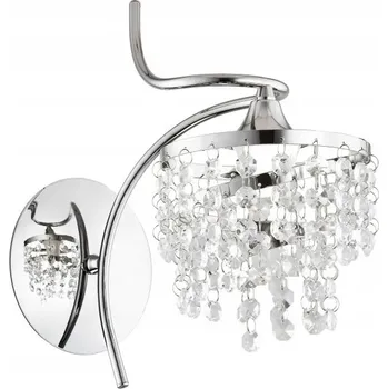 Nástěnné svítidlo Nástěnné svítidlo Alfa čiré, stříbrné E14 40 W