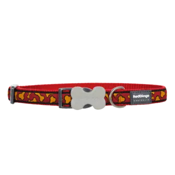 Obojek pro psa Obojek Red Dingo 40-60cm/25mm Bonarama Orange