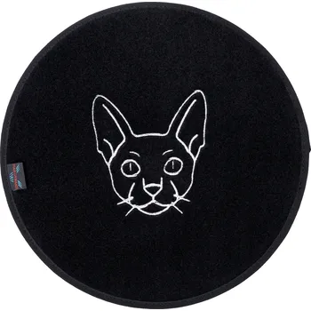 Miska pro psa Textilní podložka pod misku (cestovní) Max-Dywanik černá 1 l