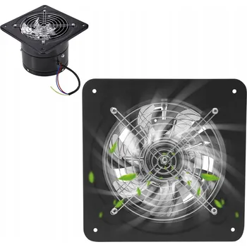 Průmyslový ventilátor Průmyslový axiální ventilátor, vstup a výstup, 150 mm