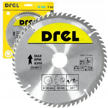 Pilový kotouč Kotoučová pila na dřevo 185 mm 60 zubů s vidiovými plátky