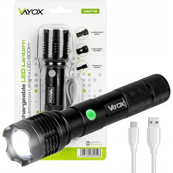 Svítilna Klasická svítilna Vayox 800 lm LED