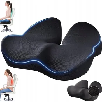 Polštář Ortopedický Polštář na Sedadlo pro Úlevu Tlaku na Kyčle a Kostrč