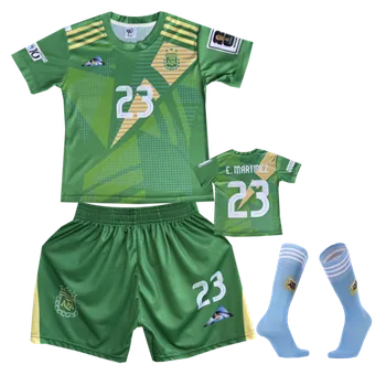 Premium dětský fotbalový dres + fotbalové ponožky Argentina - Dibu E.Martinez Velikost: 10-let (vel.134)