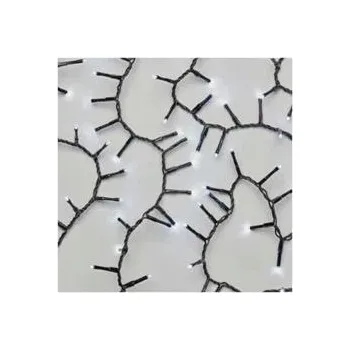 Vánoční dekorace Vánoční osvětlení na stromeček LED ježek, 300 LED, 6m, studená bílá