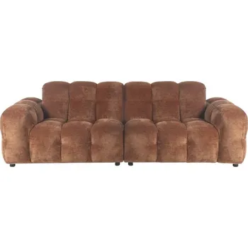 Pohovka Hnědá sametová pohovka 264 cm Hackman – Dutchbone ID_1752592