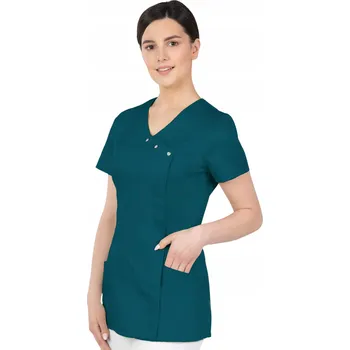 Dámské sako 42 DÁMSKÝ ZDRAVOTNICKÝ KABÁTEK KOSMETICKÝ PLÁŠŤ 363B NA PATENTKY