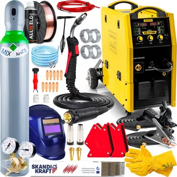 Svářečka POLOAUTOMATICKÁ SVAŘOVNA MAGNUM MIG 315 SYNERGIE 4X4 MMA 315A 400V 2T 4T SPOT