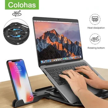 Chladicí podložka pod notebook, nastavitelná, černá