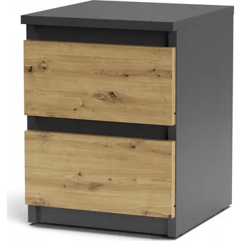 Noční stolek NOČNÍ STOLEK / KOMODA SE 2 ZÁSUVKAMI SM3 ANTRACIT - ARTISAN