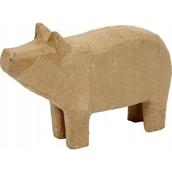 Obraz PRASÁTKO Z PAPÍR-MAŠÉ L: 26 CM