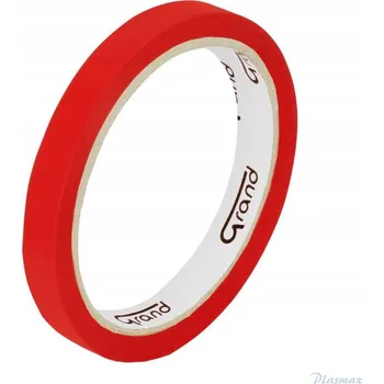 Lepicí páska Barevná balicí páska 12x50 červená akrylová