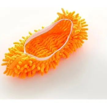 mop Mop na podlahu - papuče na vytírání - více barev - pár - Oranžová