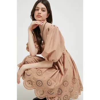 Dámské šaty Šaty Abercrombie & Fitch KI159.2880.420 hnědá 89X, vel. L