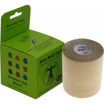 Zdravotnický materiál Kine-MAX Tape Super-Pro Rayon 7,5cm- Kinesiologický tejp - Tělový Kinesiologický tejp pro podporu pohybu a komfort při nošení