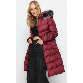 Dámský kabát Dámský kabát Trendyol Trendyol tmavě červená 2343325
