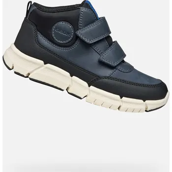 Dámská treková obuv Tmavě modrá chlapecká kotníková obuv Geox Flexyper - Kluci GEOX černá | modrá 3417696