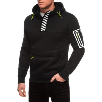Pánská mikina Edoti Men's zip-up sweatshirt Edoti černá 3071681