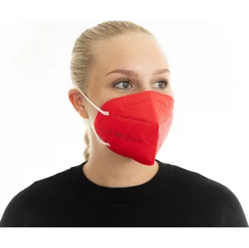 Respirátor FFP2 premium TEX-TECH - Červený