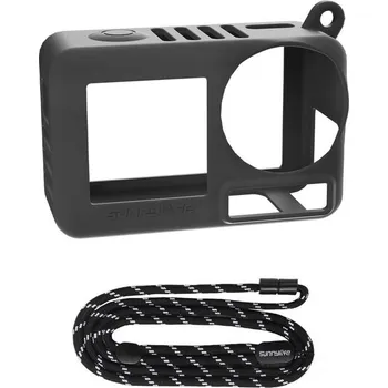 Pouzdro na mobilní telefon Silikonové pouzdro Sunnylife OA5-BHT885-D s řemínkem pro ACTION 5 PRO (černé)