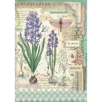 Umělecký papír Rýžový papír A4 pro tvoření - Cibuloviny - DFSA4363