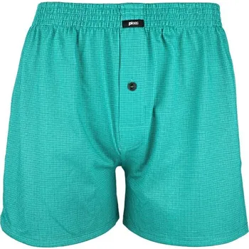 Trenýrky Pleas pánské trenýrky s potiskem 184183 Zelená Vel. 2XL