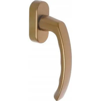 Okenní klika Okenní klika Hoppe Luxembourg s nastavitelnou délkou trnu 32-42 mm, hliník bronzově zlatá