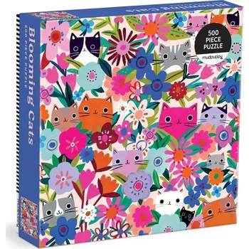 Dětské zboží Mudpuppy Puzzle Kočky v květinách 500 dílků