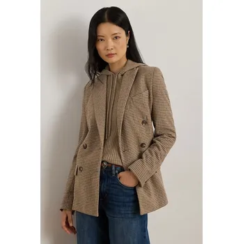 Dámské sako Sako Lauren Ralph Lauren 200979827 hnědá 84X, vel. 34