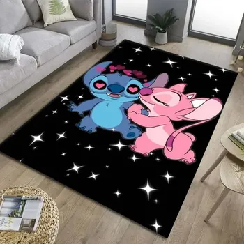 Dětský pokoj Velký koberec s motivem Lilo a Stitch - 90x130cm,9