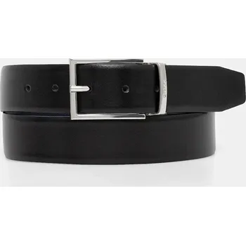 Opasek Oboustranný kožený pásek BOSS Otano-S_Sr35_pgr 50537112 černá 99X, vel. 100
