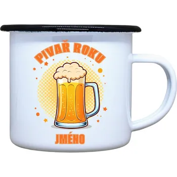 DOBRÝ TRIKO Plecháček s potiskem Pivař roku Velikost plecháčku: 330 ml