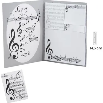 Samolepící záložky s hudebním motivem