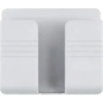 Držák na telefon na zeď | Nástěnný držák, Nabíjecí držák - Bílá