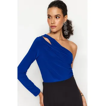 Body Trendyol Saks Body s výřezy/okny Trendyol modrá 2525336