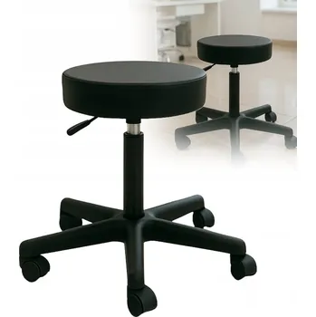 Stolička Kosmetická taburetka Multico Basic černá