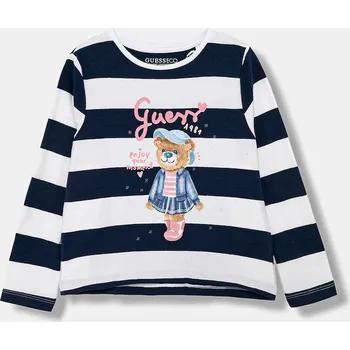 Dětská móda Dětské tričko s dlouhým rukávem Guess K5BI11.K9NF4.9BYA námořnická modř 59X, vel. 88-96
