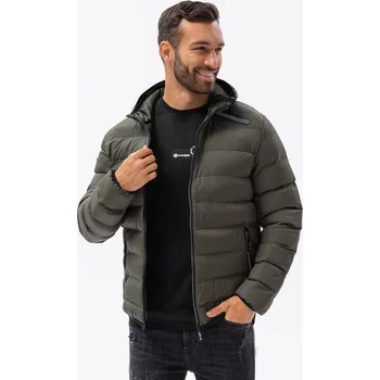 Pánská bunda Ombre Ombre černá | hnědá | kaki 1385244