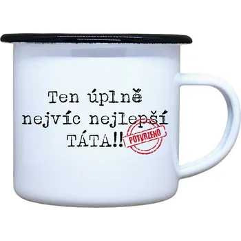 DOBRÝ TRIKO Plecháček s potiskem Nejvíc nejlepší táta Velikost plecháčku: 330 ml