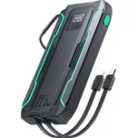 Powerbanka Joyroom JR-L017 10000 mAh, 22,5 W, s kabelem Lightning + USB-C (černá)