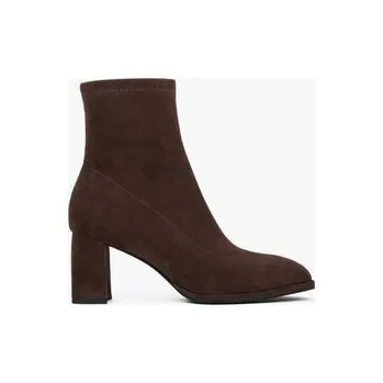 Dámské kozačky Estro Polokozačky ER00118178 Hnědá 36