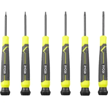 Ruční nářadí Ryobi RHSDSPCT6 Sada torx magnetických detailních šroubováků 6ks