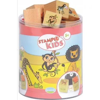 Dětské razítko Razítka Aladine Zvířata ze Savany 15 ks