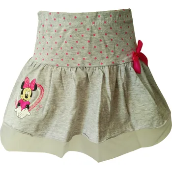 Dívčí sukně Cottonland Sukně MINNIE bavlna tyl volánek šedá Barva: Šedá, Velikost: 110/116